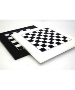 Echiquier en Bois Laqué Noir ou Blanc
